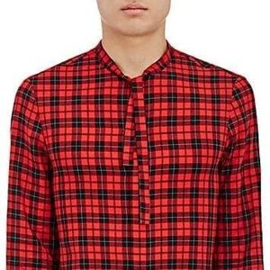 GUCCI Cambridge Checked Bow Tie Shirt